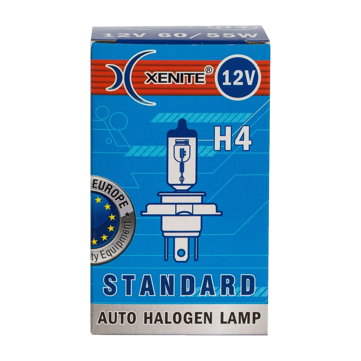 Автомобильная галогенная лампа XENITE H4 STANDARD 12V