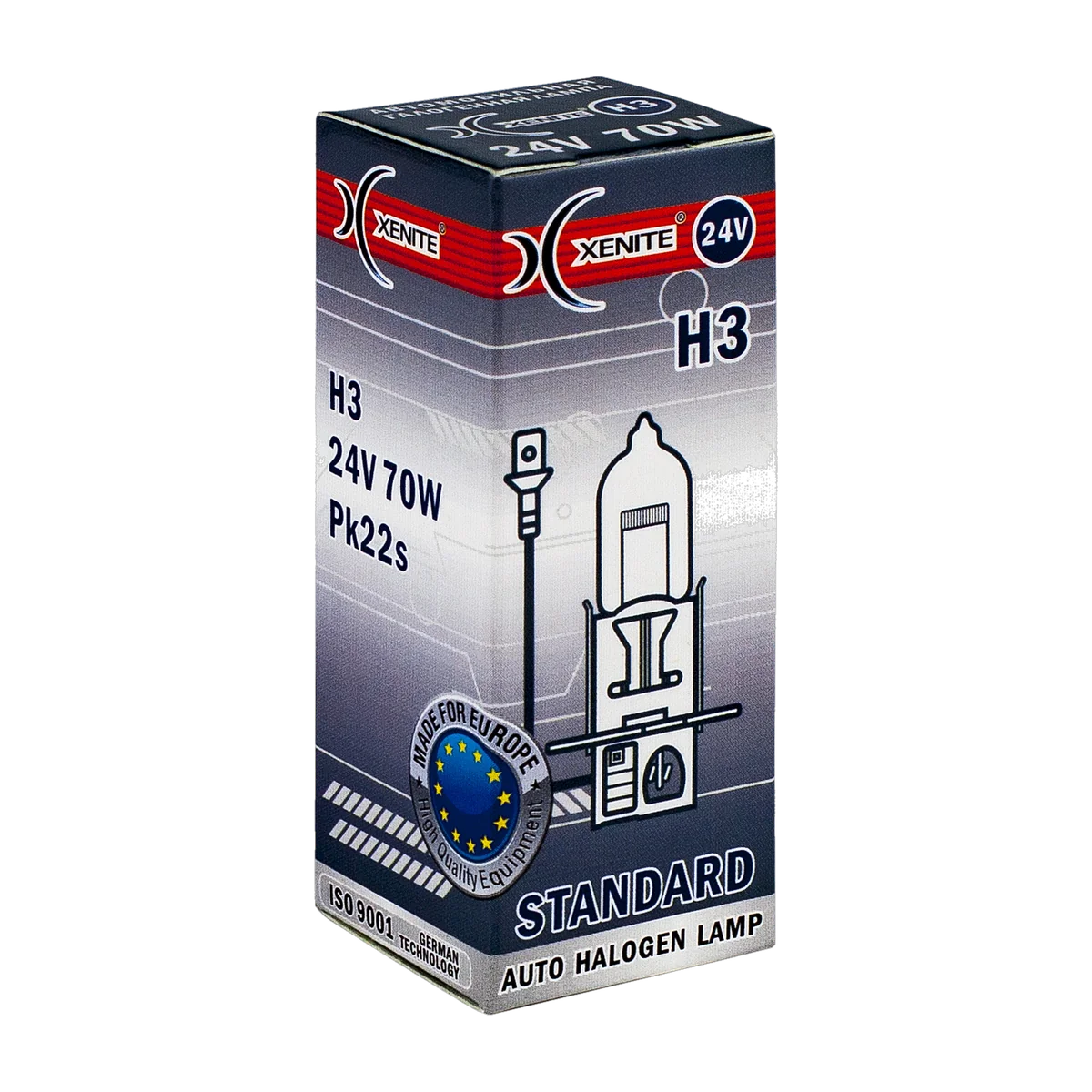 Автомобильная галогенная лампа XENITE H3 STANDARD 24V