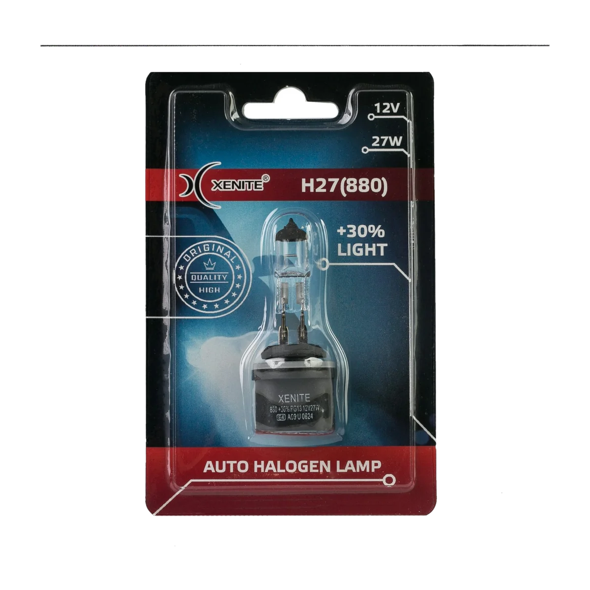 Автомобильная галогенная лампа XENITE H27(880) +30% Яркости