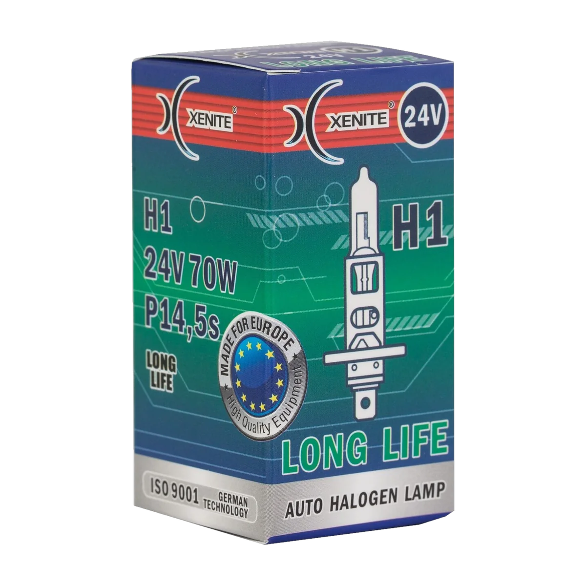 Автомобильная галогенная лампа XENITE H1 LONG LIFE 24V