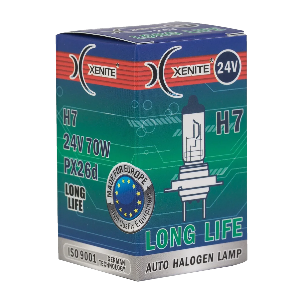 Автомобильная галогенная лампа XENITE H7 LONG LIFE 24V
